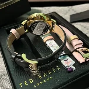 Ted Baker London Women\'s Watch, with the box, almost new, need new batteries. TED BAKER Pink & Rose Gold Tone Coolly Watch Watch Pink and  main image 4